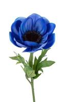 Anemoonsteel l45 cm blauw kunstbloem zijde nepbloem Louis Maes - Louis maes - thumbnail