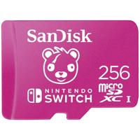 Sandisk MicroSDXC Extreme Gaming 256GB Nintendo Licensed Fortnite Cuddle Team - thumbnail
