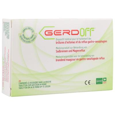 Gerdoff Brandend Maagzuur en Reflux 20 Kauwtabletten