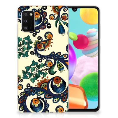 Siliconen Hoesje Samsung Galaxy A41 Barok Flower Siliconen Hoesje Samsung Galaxy A41 Barok Flower