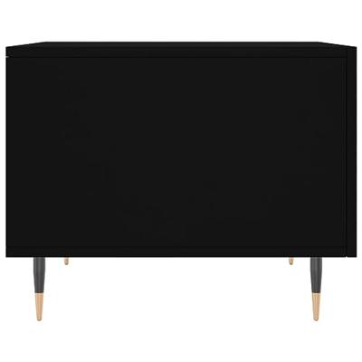 Salontafel 50x50x40 cm bewerkt hout zwart