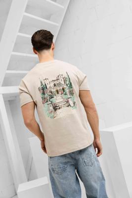 Pure Path 26010110 T-Shirt Heren Lichtbruin - Maat L - Kleur: Lichtbruin | Soccerfanshop