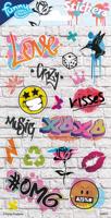 Totum Stickervel graffiti - thumbnail