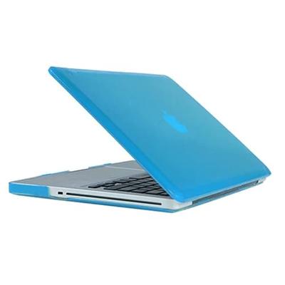 MacBook Pro 13.3 inch Kristal structuur hard Kunststof Hoesje / Case (baby blauw)