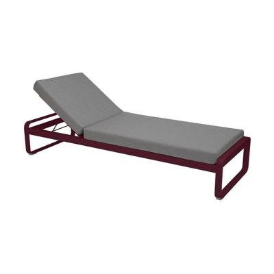 Fermob Bellevie Premium Sunlounger ligbed Black Cherry