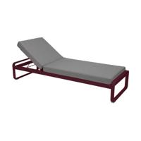 Fermob Bellevie Premium Sunlounger ligbed Black Cherry - thumbnail