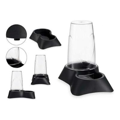 Dierenvoederbak Transparant Antraciet Polypropyleen 650 ml 12,5 x 18 x 19 cm