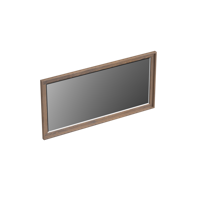 Spiegel Forzalaqua Reno 100x2x50 Cm Eiken Havanna - thumbnail