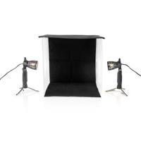Nedis SKT010WT Led Fotostudioset 40 X 40 Cm 6500 K Opvouwbaar - thumbnail