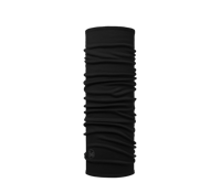 Buff Merino Midweight Nekwarmer Solid Black one size - thumbnail