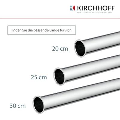 Kirchhoff Dompelbuis, chroom, 1 1/4" x 32 x 200 mm, voor sifon - 98848018