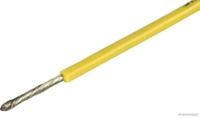 HERTH+BUSS kabel electric cable silicone 0.75 mm yellow 5mtr. - thumbnail