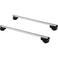 Twinny Load Dakdragerset 124 cm aluminium zilver - thumbnail