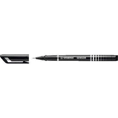 STABILO SENSOR, Fineliner, Fijn 0.3 mm, Met Meeverende Schrijfpunt, doos 10 stuks, zwart STABILO SENSOR, Fineliner, Fijn 0.3 mm, Met Meeverende Schrijfpunt, doos 10 stuks, zwart