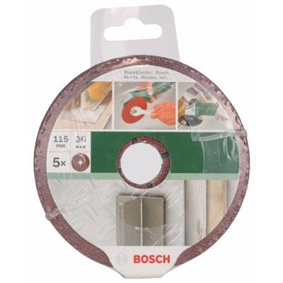 Bosch Accessories 2609256244 Schuurpapier voor schuurschijf Korrelgrootte (num) 36 (Ø) 115 mm 5 stuk(s) Bosch Accessories 2609256244 Schuurpapier voor schuurschijf Korrelgrootte (num) 36 (Ø) 115 mm 5 stuk(s)