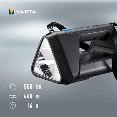 Varta Work Flex BL30R mit Akku 18684101401 Accu handschijnwerper LED 600 lm