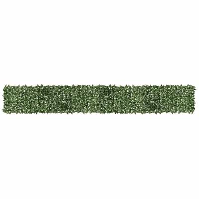 VidaXL Balkonscherm met donkergroene bladeren 500x75 cm