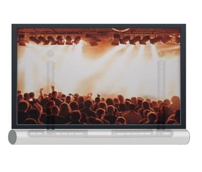 My Wall HS9L Soundbar-beugel Vast Zwart 1 stuk(s)