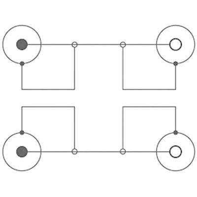 SpeaKa Professional SP-7870384 Cinch Audio Verlengkabel [2x Cinch-stekker - 2x Cinch-koppeling] 2.50 m Zwart