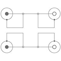 SpeaKa Professional SP-7870384 Cinch Audio Verlengkabel [2x Cinch-stekker - 2x Cinch-koppeling] 2.50 m Zwart - thumbnail