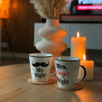 Mr. & Mrs. Right Mokkenset - thumbnail