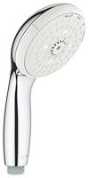 GROHE New Tempesta handdouche met 4 straalsoorten Ø10cm 9.5L/min. chroom/wit 28421002 - thumbnail