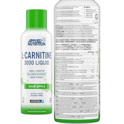 Liquid L-Carnitine 480ml Sour Apple - thumbnail