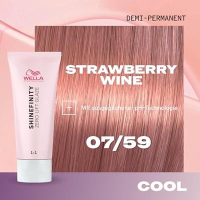 Wella Professionals ShineFinity Zero Lift Glaze 07/59 Strawberry Wine 60ml