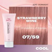 Wella Professionals ShineFinity Zero Lift Glaze 07/59 Strawberry Wine 60ml - thumbnail