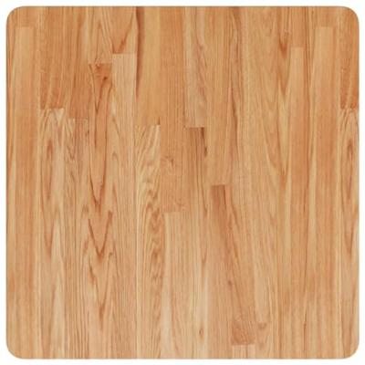 Tafelblad vierkant 60x60x4cm massief eikenhout lichtbruin
