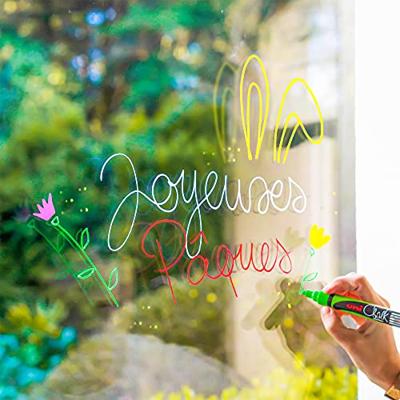 Uni-ball krijtmarker, ronde punt 1,8 - 2,5 mm, etui van 8 stuks, assorti Uni-ball krijtmarker, ronde punt 1,8 - 2,5 mm, etui van 8 stuks, assorti