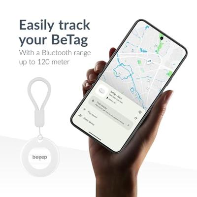 Beeep BeTag Android Tracker White & Keychain White - 3 pack