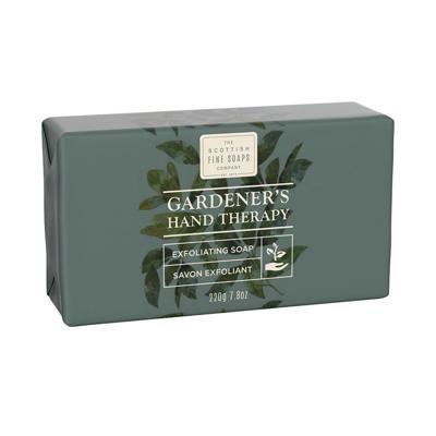Scottish Fine Soaps Luxury Soap Bars Gardener's Hand Therapy Exfoliating Soap 220gr