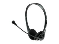 Equip 245304 stereo headset with mute, headset, head-band, office/call center, black, binaural, 1.8 - thumbnail