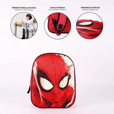 Spiderman 3D schooltas 31x25x10 cm - polyester