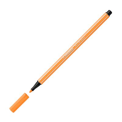 Viltstift stabilo pen 68/054 m neon oranje | 10 stuks