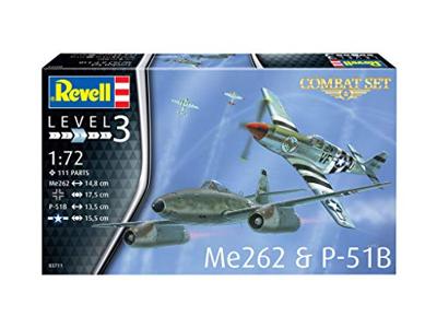 Revell Me262 & P-51B Combat Set Revell Me262 & P-51B Combat Set