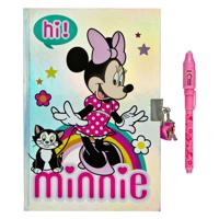 Undercover Geheim dagboek minnie mouse met uv-pen - thumbnail