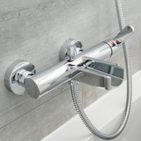 NIAGARA ééngreepsmengkraan bad met watervaluitloop, chroom keramische schijven geluidsarme, verwisselbare 35 mm-cartouche regelbaar kinderbeveiliging ½" (Ø ca. 1,9 cm) verbinding voor douchesl - thumbnail