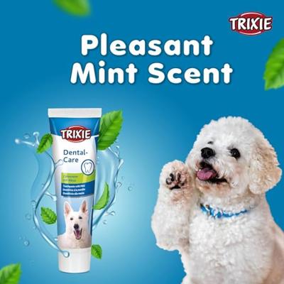 Trixie Tandpasta voor de hond 3 x Mint - thumbnail