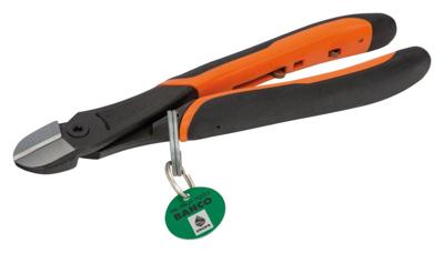 Bahco Zijsnijtang ERGO™ | heavy-duty | terugslagveer | tweecomponentengreep | verchroomd | met veiligheidsring | 200 mm - TAH21HDG-200C Bahco Zijsnijtang ERGO™ | heavy-duty | terugslagveer | tweecomponentengreep | verchroomd | met veiligheidsring | 200 mm - TAH21HDG-200C