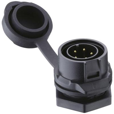 Lutronic 2430 03 T18CB100 Ronde connector Stekker, recht 1 stuk(s)