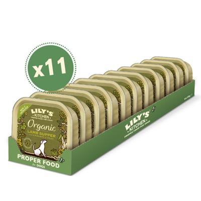 Lily's Kitchen Organic Supper lam paté natvoer hond 44 x 150 g Lily's Kitchen Organic Supper lam paté natvoer hond 44 x 150 g