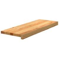Traptreden 2 st 70x25x2 cm massief eikenhout lichtbruin - thumbnail