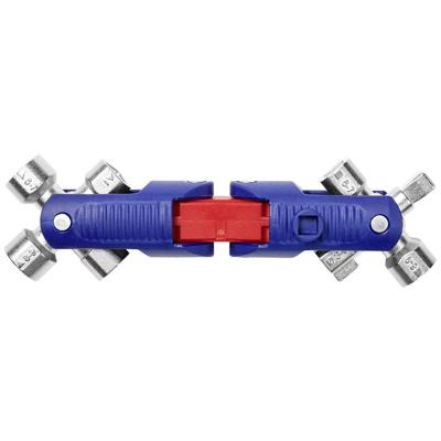 Knipex Schakelkastsleutel | Voor alle standaard afsluitsystemen | Lengte 161 mm - 00 11 06 V04 Knipex Schakelkastsleutel | Voor alle standaard afsluitsystemen | Lengte 161 mm - 00 11 06 V04