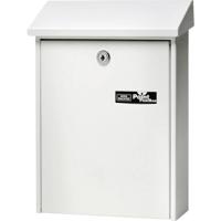 Burg Wächter DAILY 5861 W Daily 5861 W Brievenbus Plaatstaal Wit Sleutelslot - thumbnail