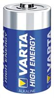 Varta High Energy LR20 Mono D batterij (1,5 V, 1300 mAh, 2 blister) - thumbnail