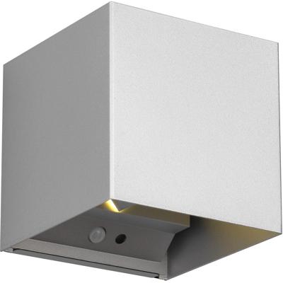 LED Wandlamp Tuinverlichting 5W - Warm Wit 3000K - Titaan Metaal