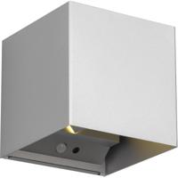 LED Wandlamp Tuinverlichting 5W - Warm Wit 3000K - Titaan Metaal - thumbnail