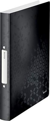 Ringband leitz wow a4 2-rings o-mech 25mm pp zwart | 10 stuks